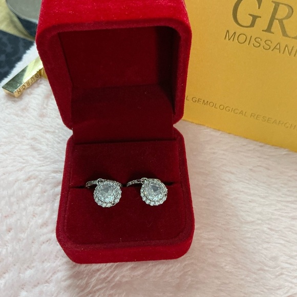 Moissanite Jewelry - 1 CT. MOISSANITE EARRINGS